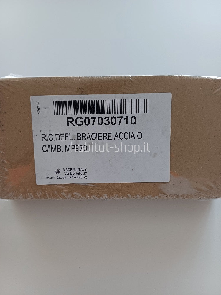 DEFLETTORE BRACIERE PIAZZETTA ORIGINALE PER STUBOTTO E MP97X